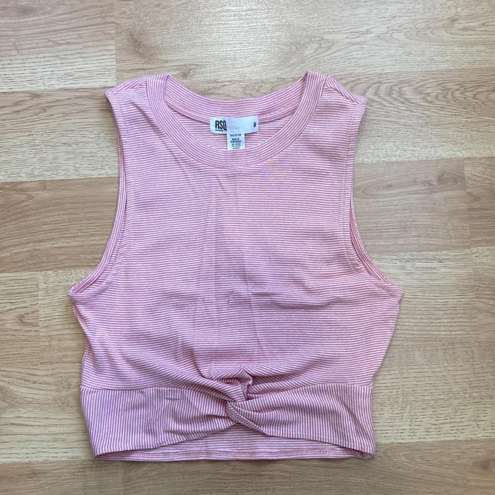 RSQ Collective size M crop shirt NWT